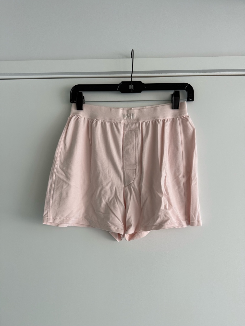 SKIMS Light Pink Women's Boxer Pajama Shorts